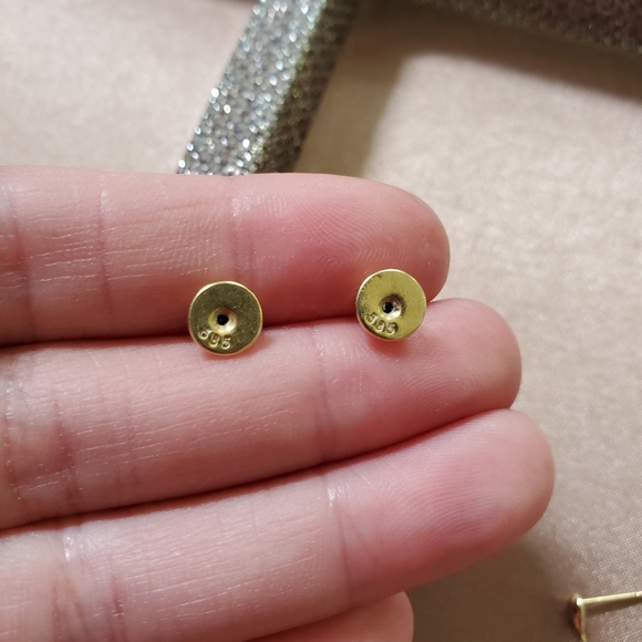14k Gold Multi Tone Earrings - Picture 10 of 11